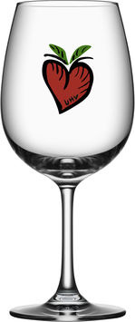 Kosta Boda Friendship - Ποτήρι Κρασιού Hearts