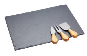 Kitchen Craft Artesa - Τυριέρα Πέτρα με 3 μαχαίρια τυριού