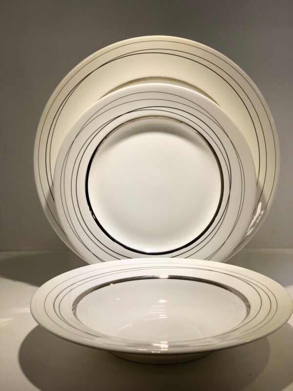 Royal Porcelain Lofty Platinum - Σερβίτσιο Φαγητού για 12 άτομα, 40 τεμάχια