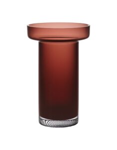 Kosta Boda Limelight Rose Ανθοδοχείο Caramel