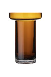 Kosta Boda Limelight Rose Ανθοδοχείο Amber