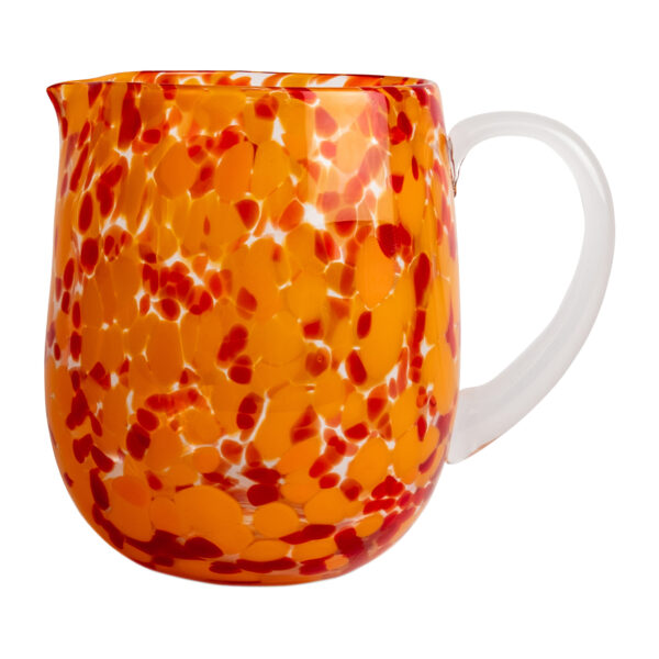 Byon Jug Messy Round Red/Orange  - Κανάτα Στρογγυλή