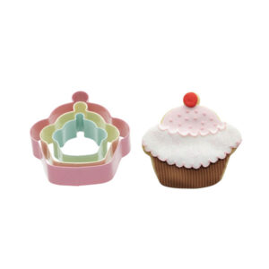 Kitchen Craft Sweetly Does It Cupcake - Σετ 3 Κουπ Πατ