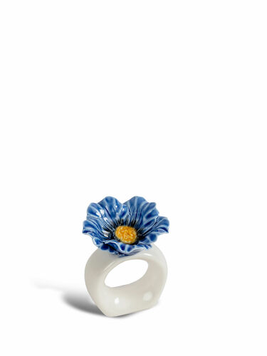 Byon Napkin Ring Poppy Blue set 2 pcs - Κρίκοι πετσέτας σετ 2 τεμ