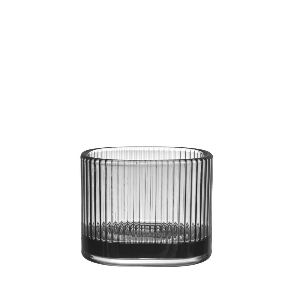 Orrefors Magica Votive Super Ellipse Grey - Κηροπήγιο