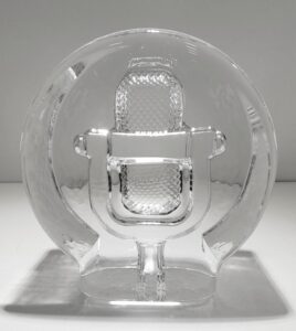 Kosta Boda Mini Microphone - Γλυπτό Μικρόφωνο