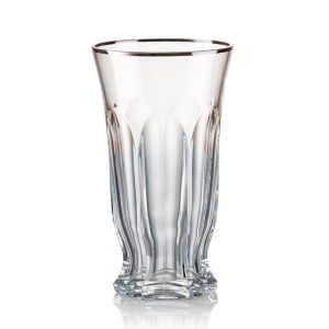 Rogaška Aulide Platinum Rim - Ποτήρι Χυμού Ασημένιο Στόμιο