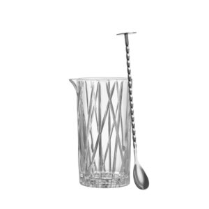 Orrefors City Mixing Glass incl. Spoon - Ποτήρι ανάμειξης με αναδευτήρα